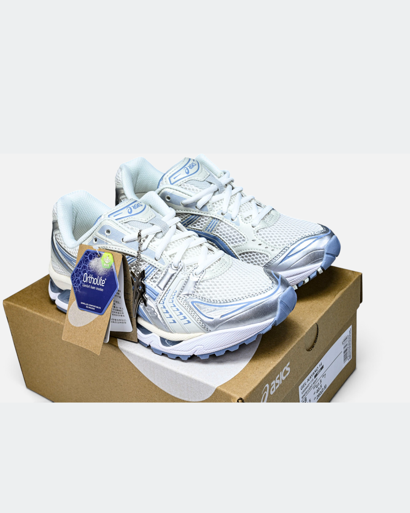 Asics Gel Kayano 14 White Light Navy
